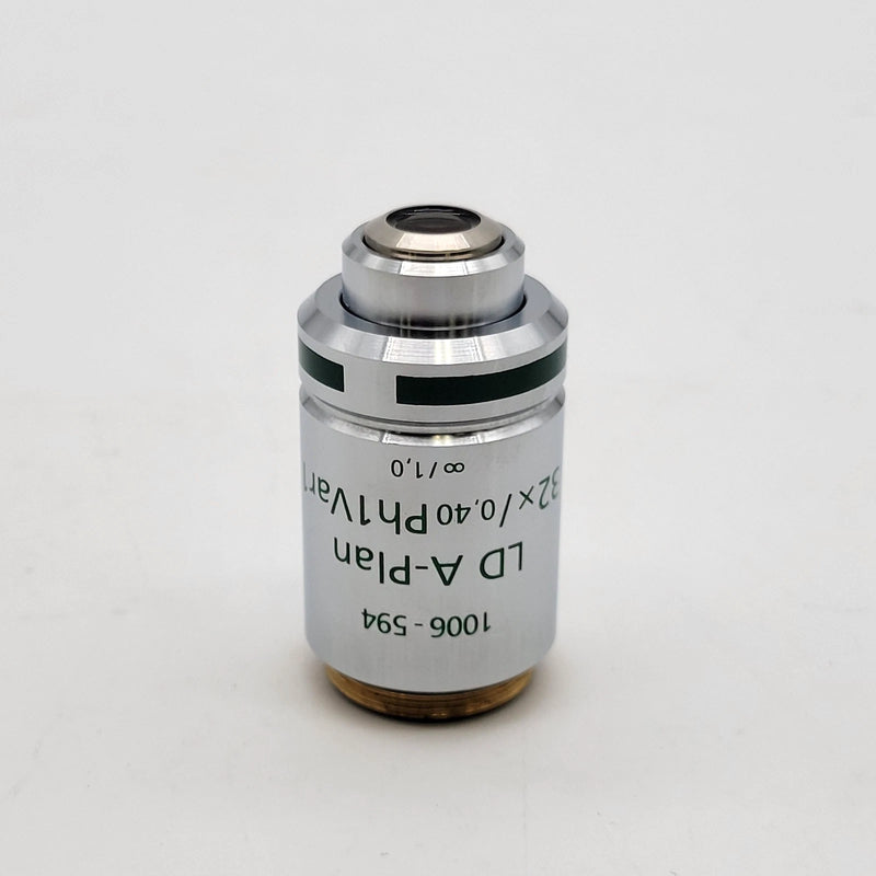 Zeiss Microscope Objective LD A-Plan 32x Ph1 Var1 1006-594 Phase Contrast - microscopemarketplace