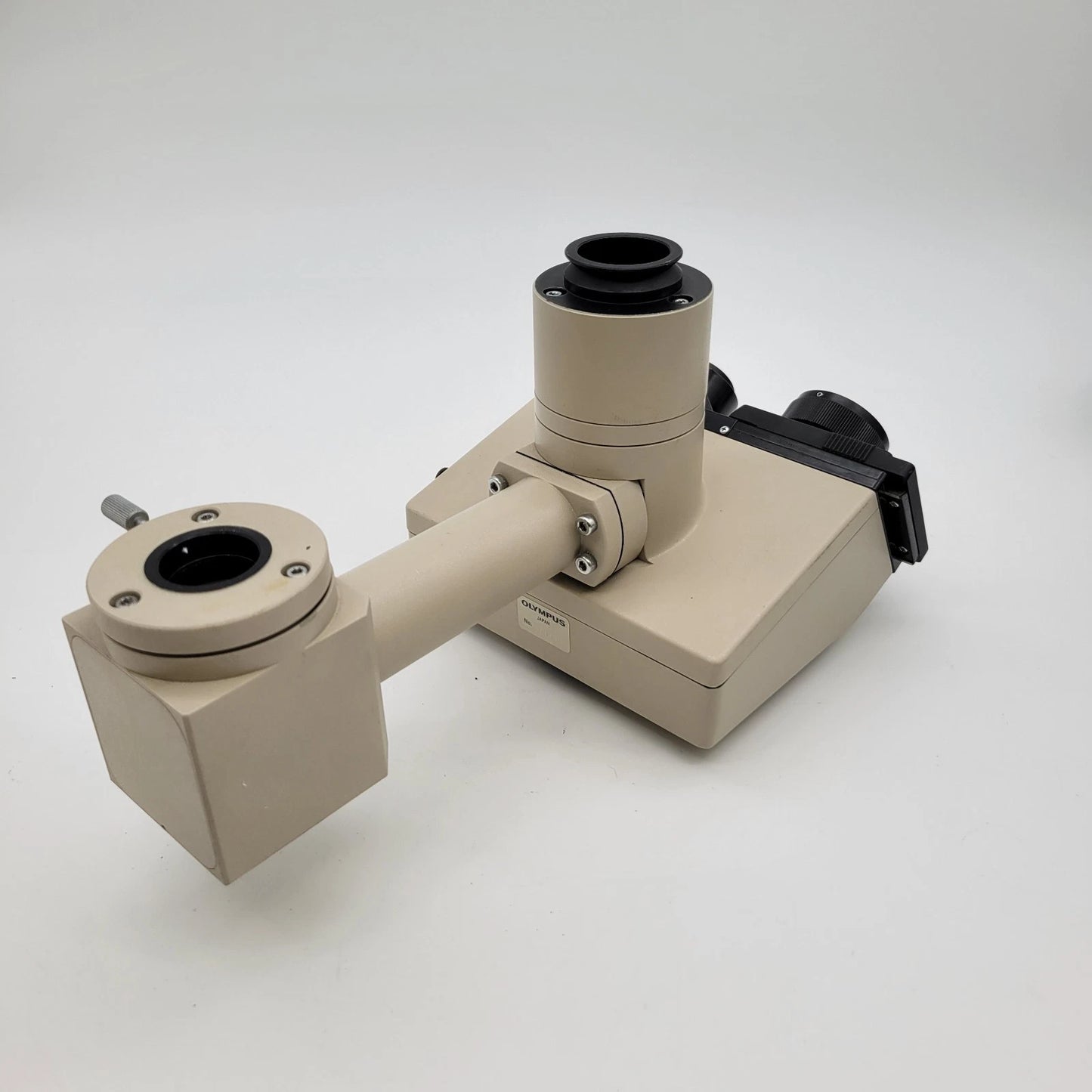 Olympus Microscope Trinocular Head Dual Camera Photo Port C Mount TV BH-2 BH2