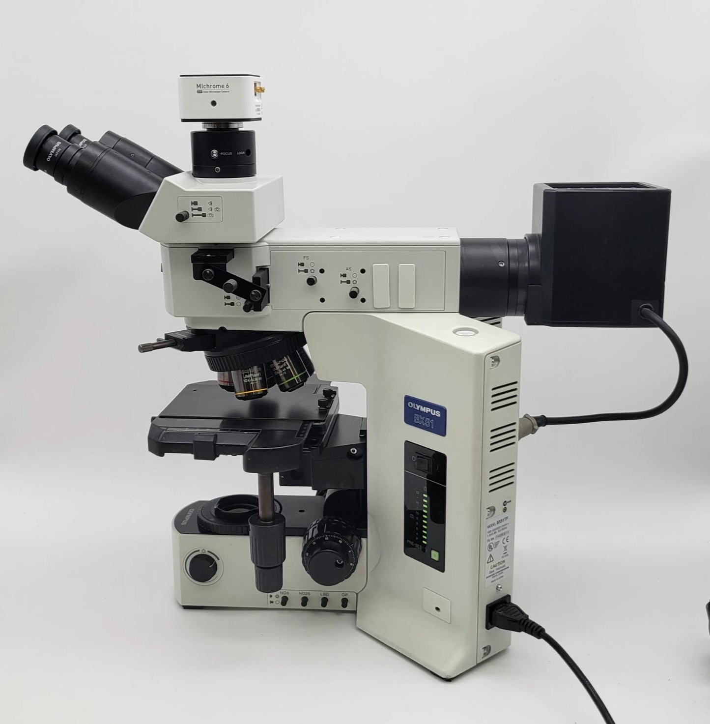 Olympus Microscope BX51 with DIC, BF/DF Reflected Light, Trinocular & Camera Metallurgical