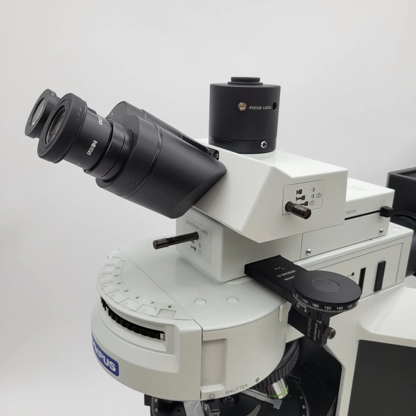 Olympus Microscope BX53 Pol Polarizing with Bertrand Lens & Trinocular Head