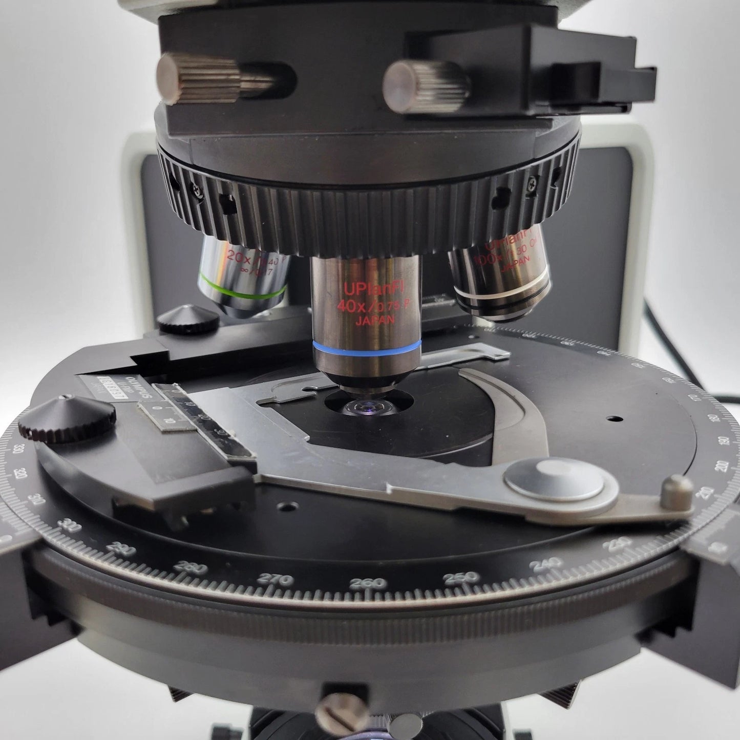 Olympus Microscope BX53 Pol Polarizing with Bertrand Lens & Trinocular Head