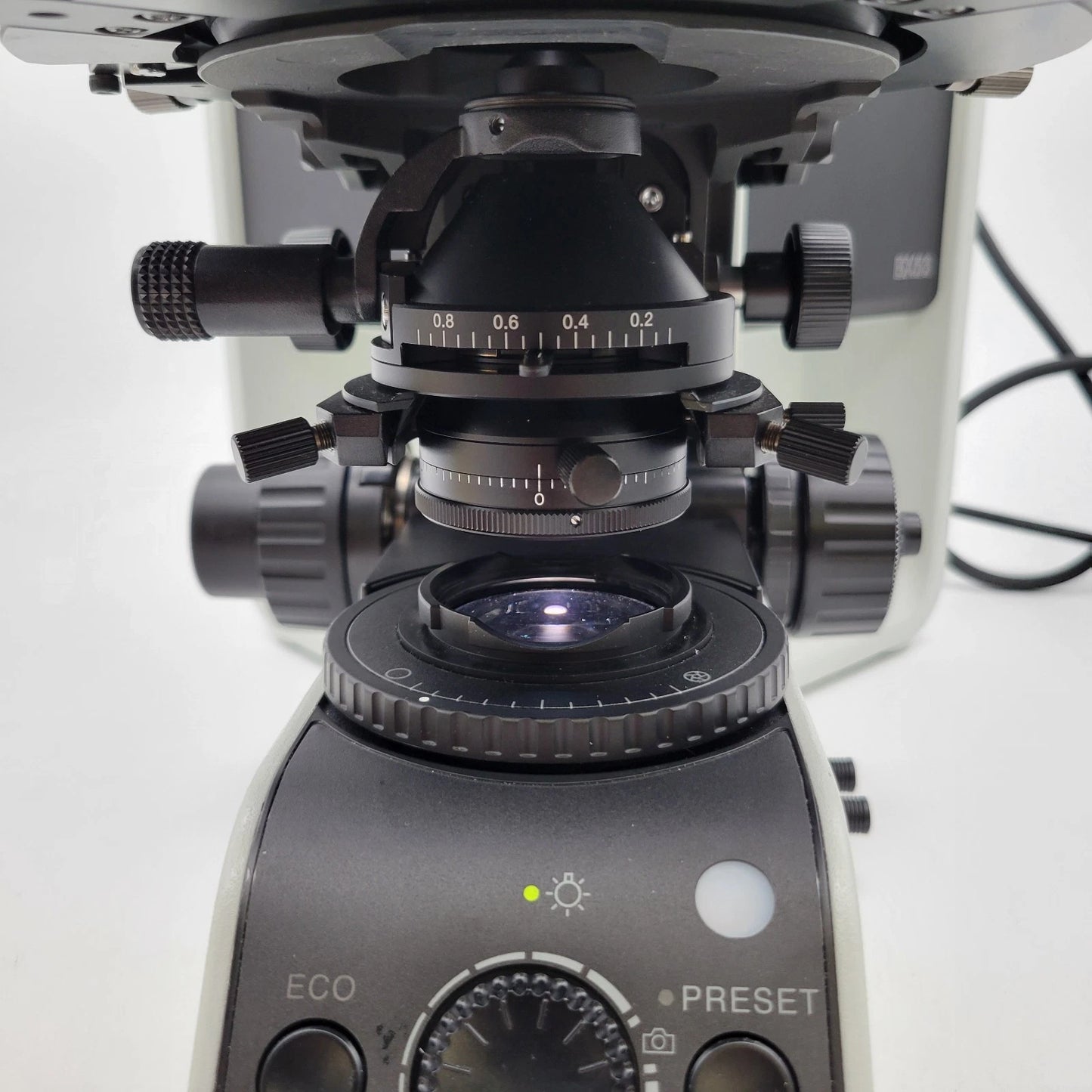 Olympus Microscope BX53 Pol Polarizing with Bertrand Lens & Trinocular Head