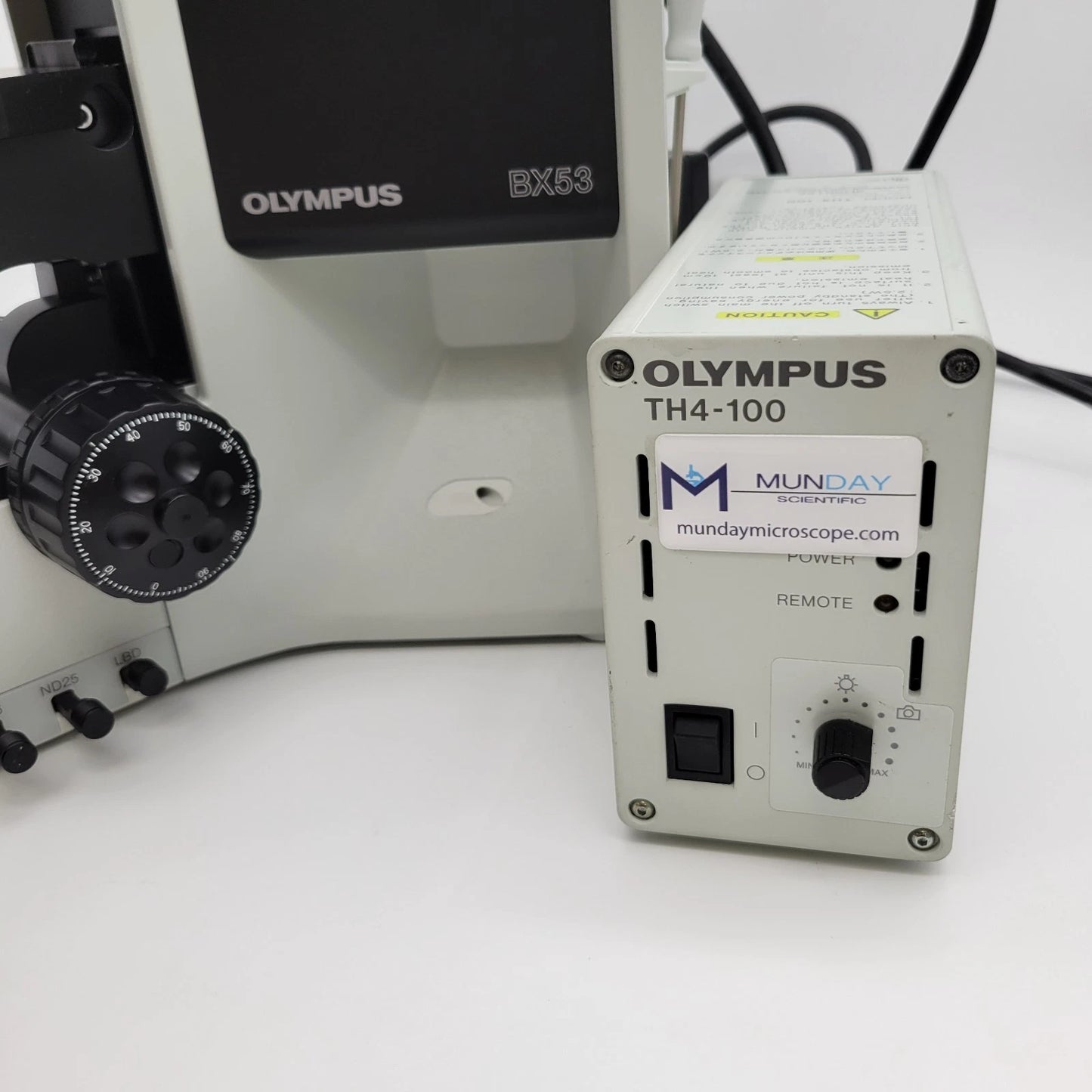 Olympus Microscope BX53 Pol Polarizing with Bertrand Lens & Trinocular Head