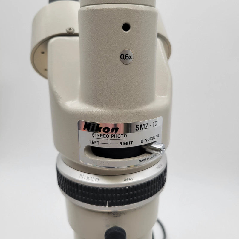 Nikon Stereo Microscope SMZ-10 with Photo Port and Transmitted Light Stand - microscopemarketplace