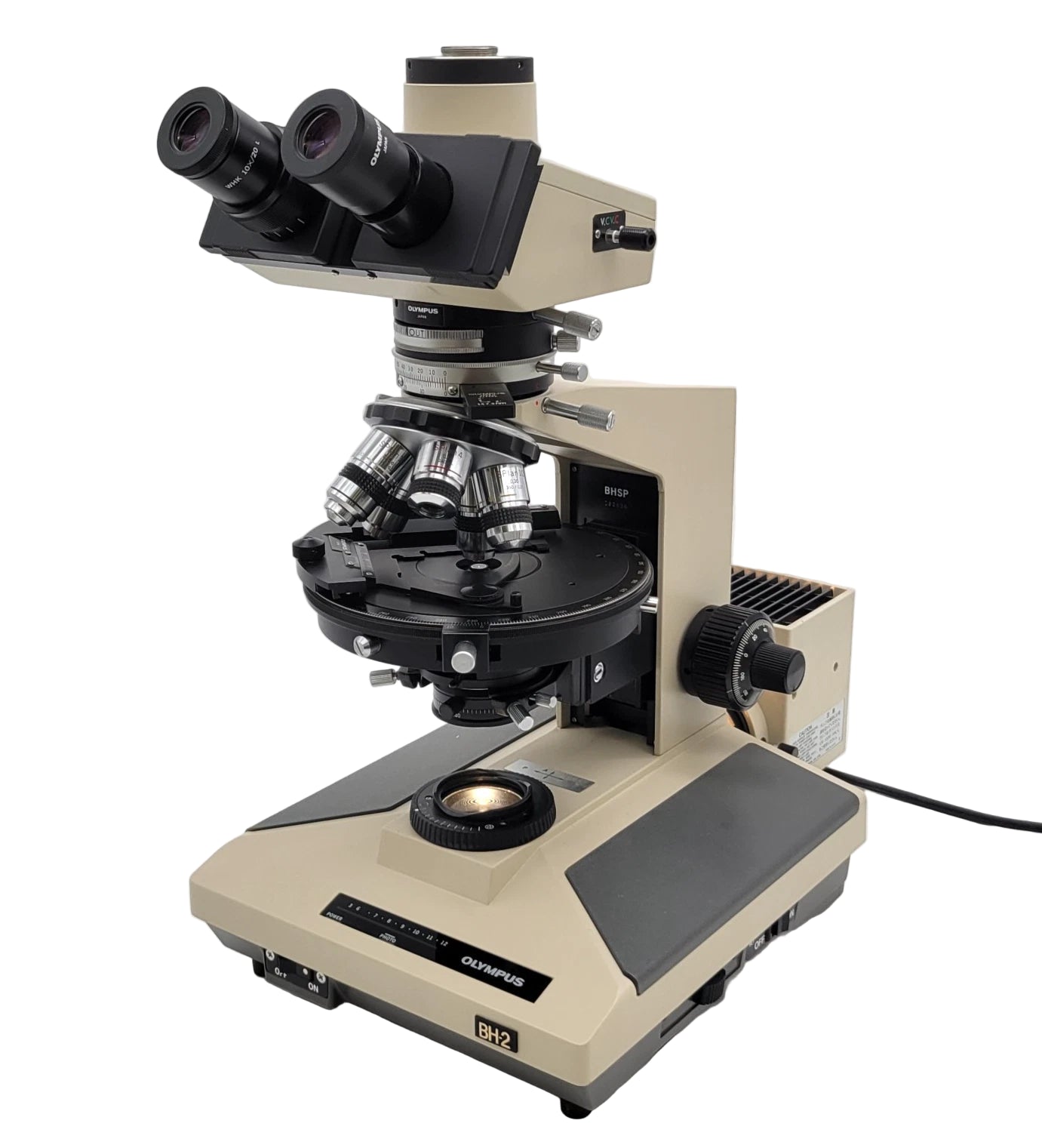 Olympus Microscope BH-2 Pol Polarizing with Trinocular Head