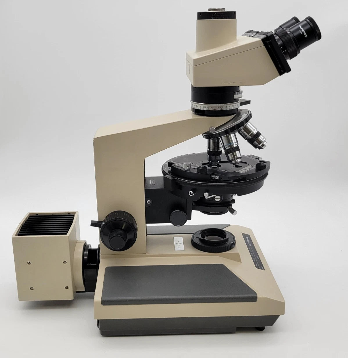Olympus Microscope BH-2 Pol Polarizing with Trinocular Head