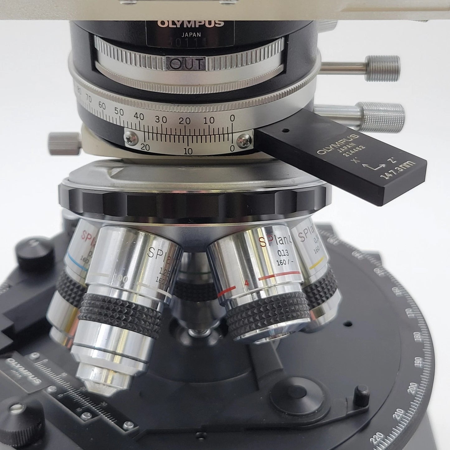 Olympus Microscope BH-2 Pol Polarizing with Trinocular Head