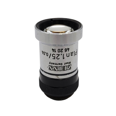 Zeiss Microscope Objective Plan 1.25x 160/- 462014 - microscopemarketplace