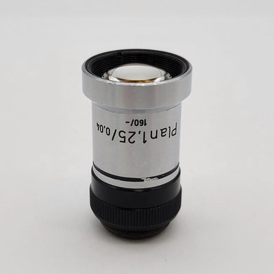 Zeiss Microscope Objective Plan 1.25x 160/- 462014 - microscopemarketplace