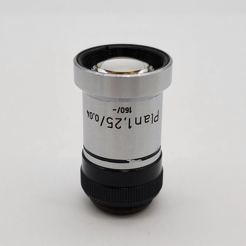 Zeiss Microscope Objective Plan 1.25x 160/- 462014 - microscopemarketplace