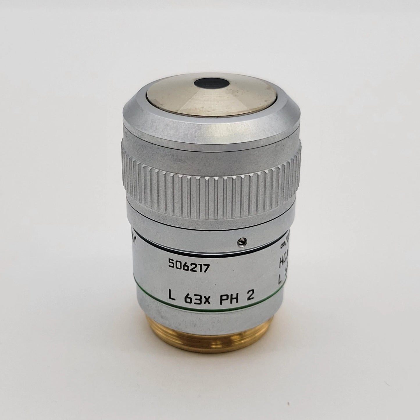 Leica Microscope Objective HCX PL Fluotar L 63x Corr Ph2 Phase Contrast 506217