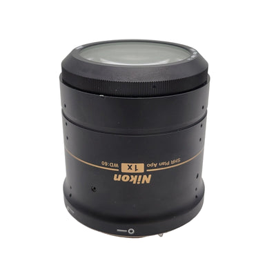 Nikon Stereo Microscope Objective SHR Plan Apo 1x WD:60 for SMZ25 and SMZ18 - microscopemarketplace