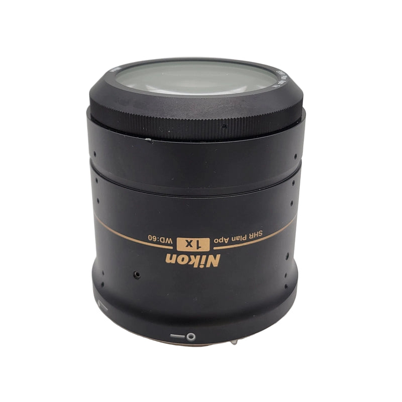 Nikon Stereo Microscope Objective SHR Plan Apo 1x WD:60 for SMZ25 and SMZ18 - microscopemarketplace