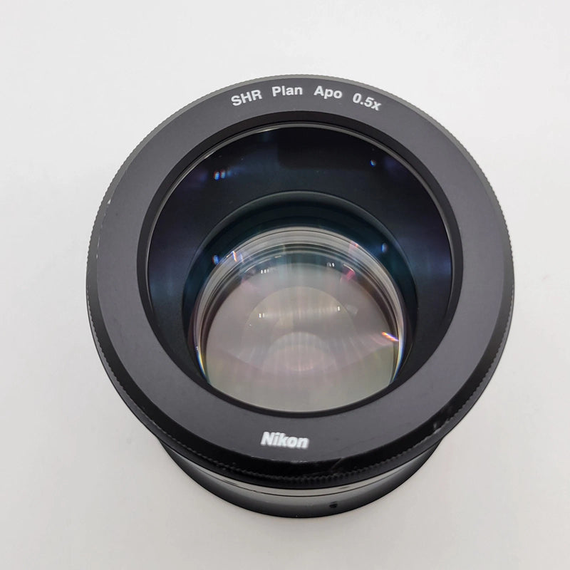 Nikon Stereo Microscope Objective SHR Plan Apo 0.5x WD:71 for SMZ25 and SMZ18 - microscopemarketplace