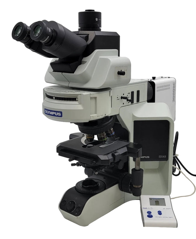 Olympus Microscope BX43 with Fluorescence and CoolLed pE-300 Illumination