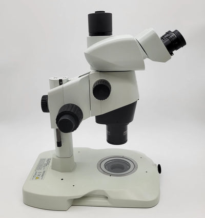 Olympus Stereo Microscope SZX10 DF with LED Transmitted Light Stand & Trinocular - microscopemarketplace