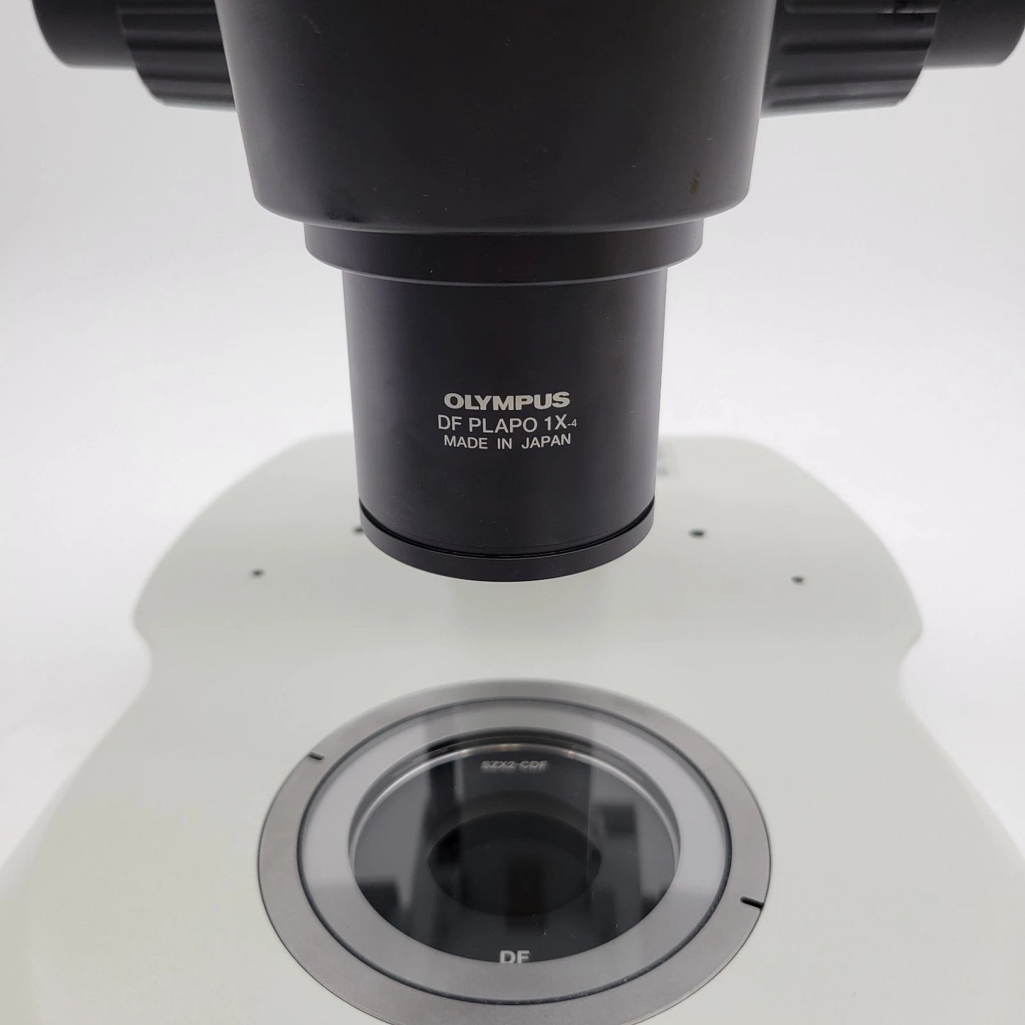 Olympus Stereo Microscope SZX10 DF with LED Transmitted Light Stand & Trinocular - microscopemarketplace