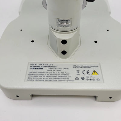 Olympus Stereo Microscope SZX10 DF with LED Transmitted Light Stand & Trinocular - microscopemarketplace
