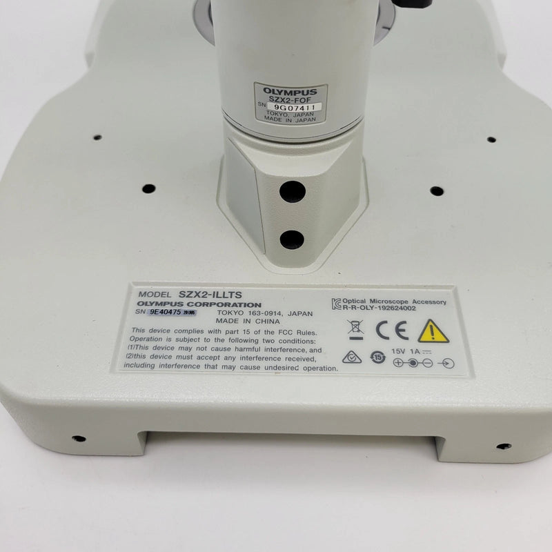 Olympus Stereo Microscope SZX10 DF with LED Transmitted Light Stand & Trinocular - microscopemarketplace