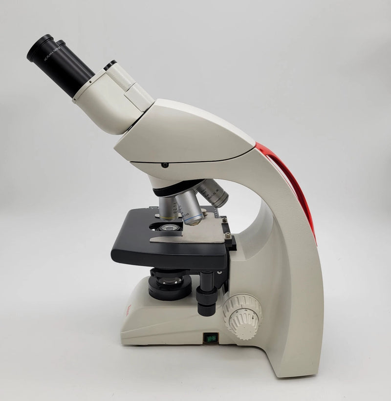 Leica Microscope DM750 LED with 4x, 10x, 40x, and 100x Oil - microscopemarketplace