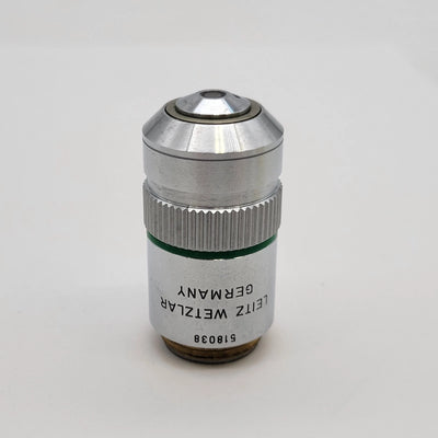 Leitz Microscope Objective PL Fluotar 25x W Fluoreszenz Water Immersion 518038 - microscopemarketplace