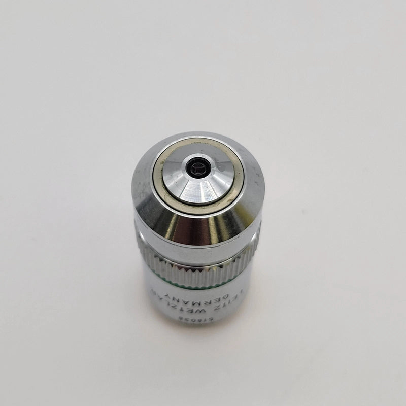 Leitz Microscope Objective PL Fluotar 25x W Fluoreszenz Water Immersion 518038 - microscopemarketplace