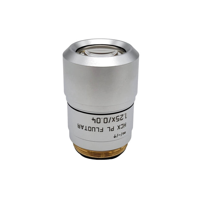 Leica Microscope Objective HCX PL Fluotar 1.25x 506215 - microscopemarketplace