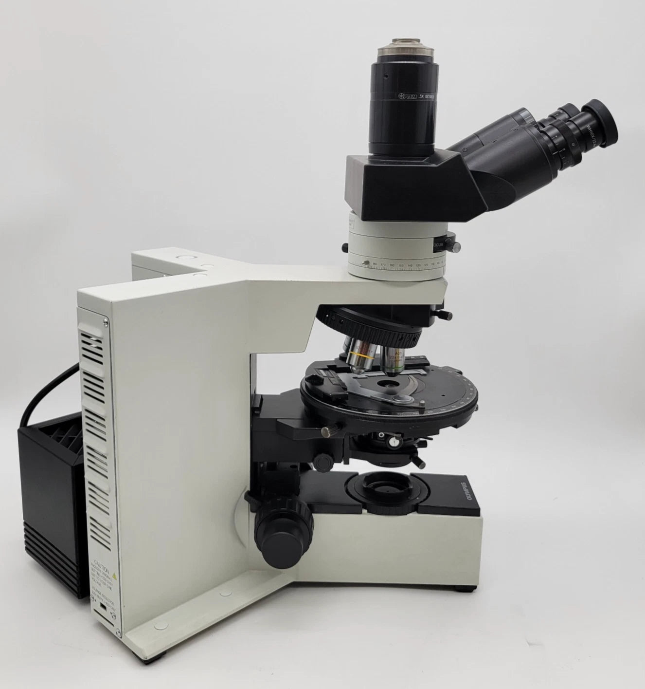 Olympus Microscope BX50 Pol Polarizing with Trinocular Head