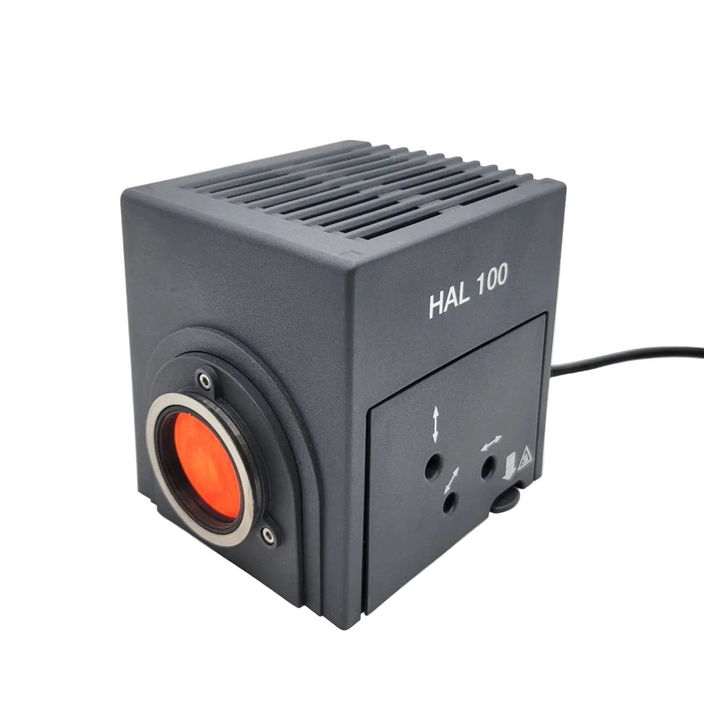 Zeiss Microscope HAL 100 12V 100W Halogen Lamphouse 423000 with Quartz Collector - microscopemarketplace