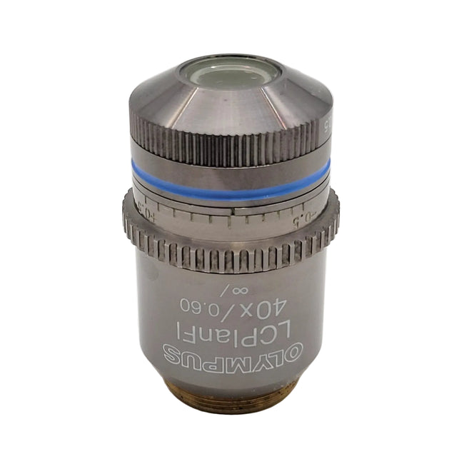 Olympus Microscope Objective LCPlanFl 40x with Correction - microscopemarketplace