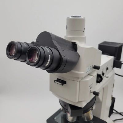 Nikon Microscope Eclipse LV100 Motorized BF/DF DIC Reflected Light & Trinocular Head - microscopemarketplace