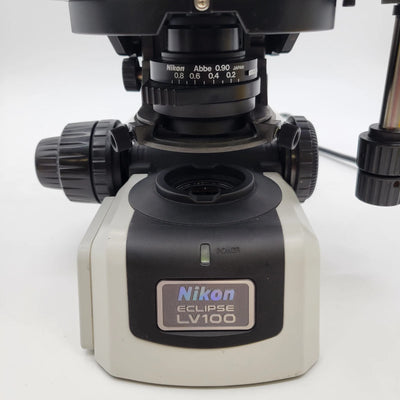 Nikon Microscope Eclipse LV100 Motorized BF/DF DIC Reflected Light & Trinocular Head - microscopemarketplace