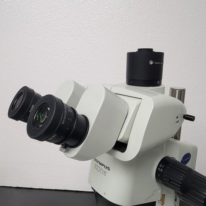 Olympus Stereo Microscope SZX16 with Tilting Trinocular Head - microscopemarketplace