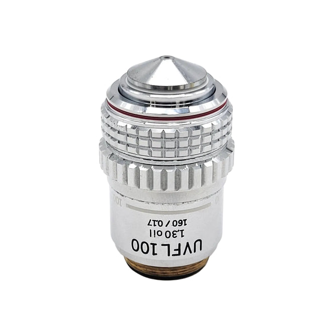 Olympus Microscope Objective UVFL 100x 1.30 Oil UVFL100 - microscopemarketplace