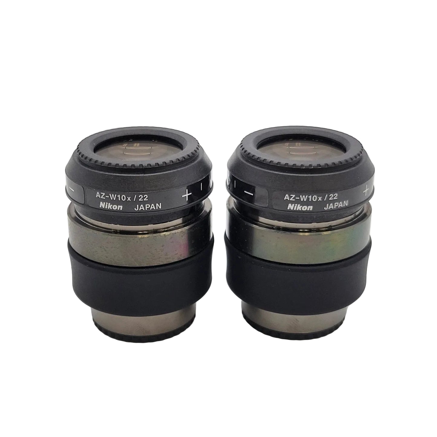 Nikon Stereo Microscope 10x Focusing Eyepiece Pair AZ-W10x/22