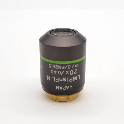 Olympus Microscope Objective LMPlanFL N 20x / 0.40 LMPLFLN - Microscope Marketplace