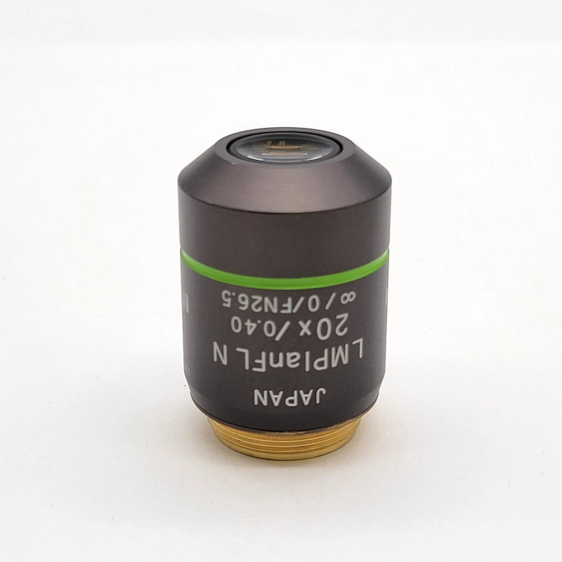 Olympus Microscope Objective LMPlanFL N 20x / 0.40 LMPLFLN - Microscope Marketplace
