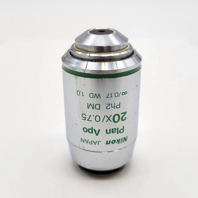 Nikon Microscope Objective Plan Apo 20x Ph2 DM Phase Contrast - Microscope Marketplace