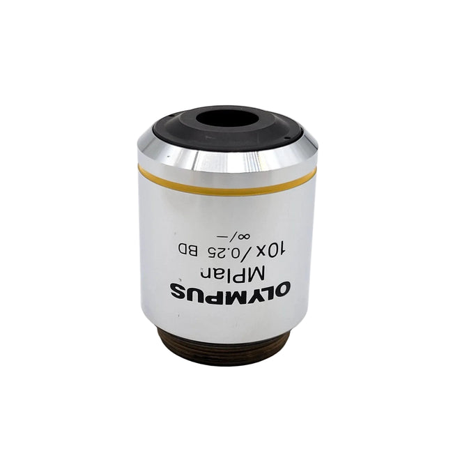 Olympus Microscope Objective MPlan 10x BD Brightfield Darkfield - Microscope Marketplace