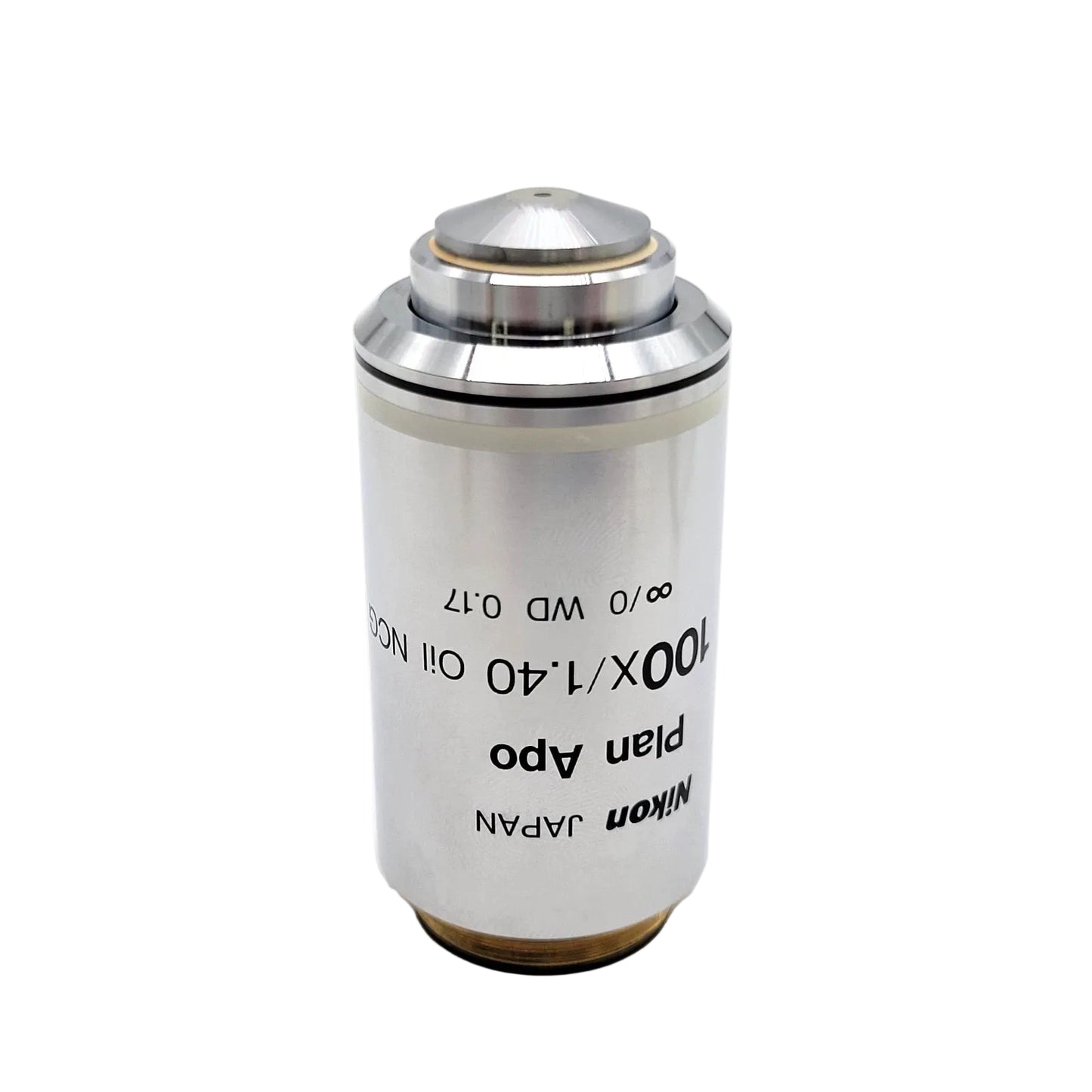 Nikon Microscope Objective CFI Plan Apo 100x Oil NCG No Cover Glass - Microscope Marketplace