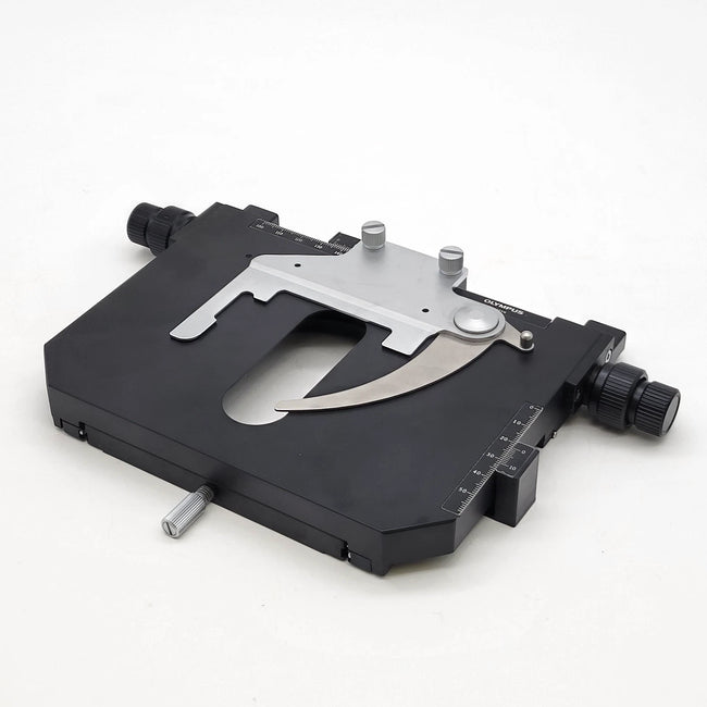 Olympus Microscope Mechanical XY Stage with Slide Holder for SZH - microscopemarketplace