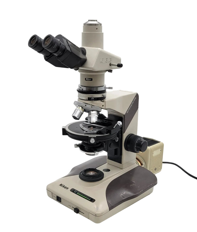 Nikon Microscope Optiphot2-Pol Polarizing with Trinocular Head - Microscope Marketplace