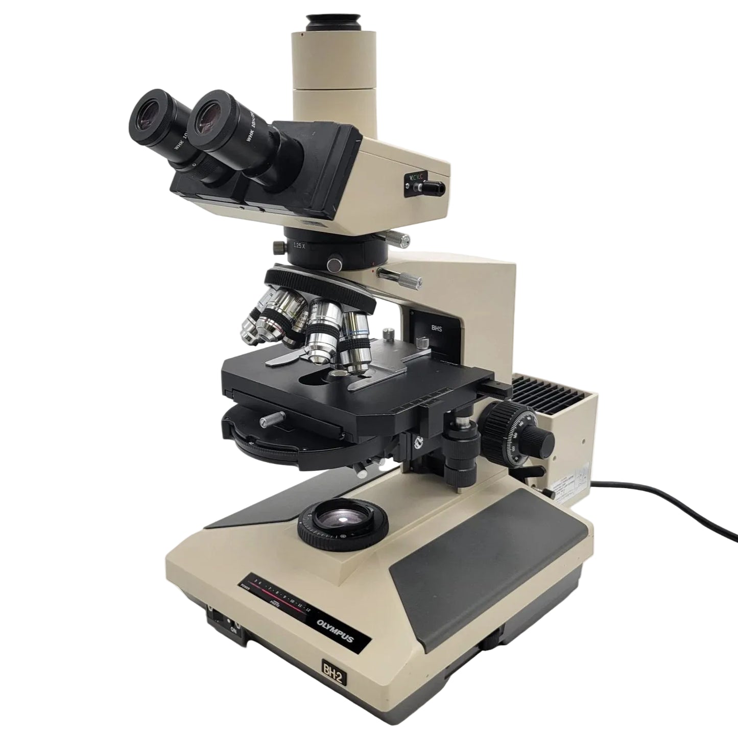 Olympus Microscope BH-2 with DIC / NIC, Phase Contrast, and Trinocular Head - Microscope Marketplace