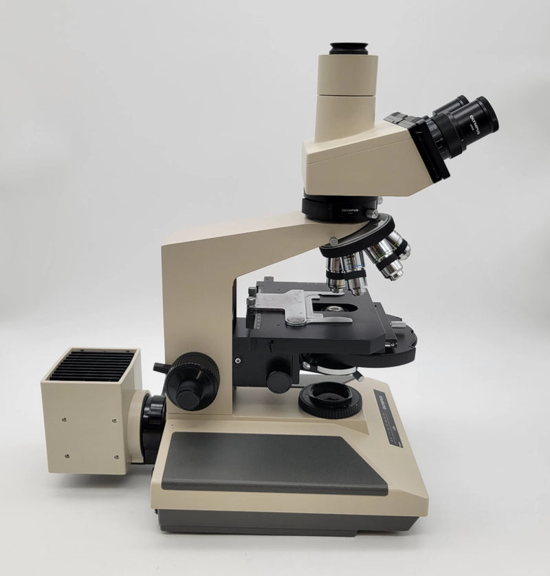 Olympus Microscope BH-2 with DIC / NIC, Phase Contrast, and Trinocular Head - Microscope Marketplace