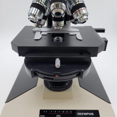 Olympus Microscope BH-2 with DIC / NIC, Phase Contrast, and Trinocular Head - Microscope Marketplace