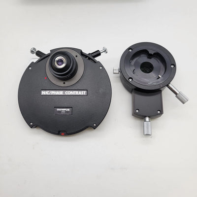 Olympus Microscope BH-2 with DIC / NIC, Phase Contrast, and Trinocular Head - Microscope Marketplace