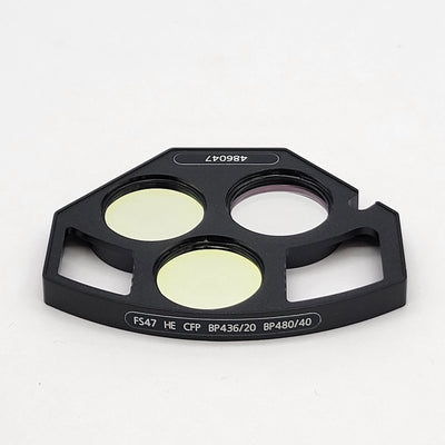 Zeiss Microscope Lumar Fluorescence Filter Set 47 HE CFP 486047-0000-000 - Microscope Marketplace