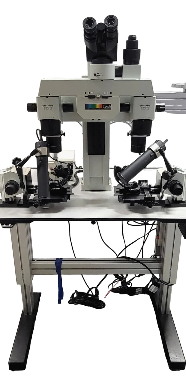 Olympus Leeds Forensics Bullet Comparison Microscope SZX12 with Motorized Table - Microscope Marketplace