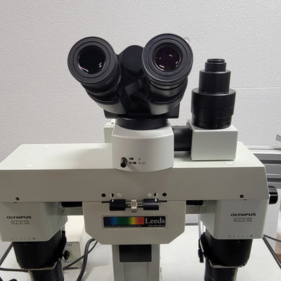 Olympus Leeds Forensics Bullet Comparison Microscope SZX12 with Motorized Table - Microscope Marketplace