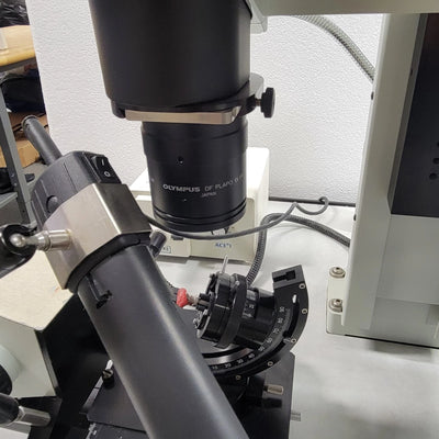 Olympus Leeds Forensics Bullet Comparison Microscope SZX12 with Motorized Table - Microscope Marketplace